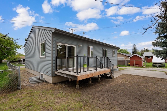 515 W Oregon St, Kalispell, MT 59901 - back of house with a deck