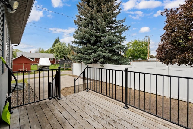 515 W Oregon St, Kalispell, MT 59901 - deck featuring a fenced backyard
