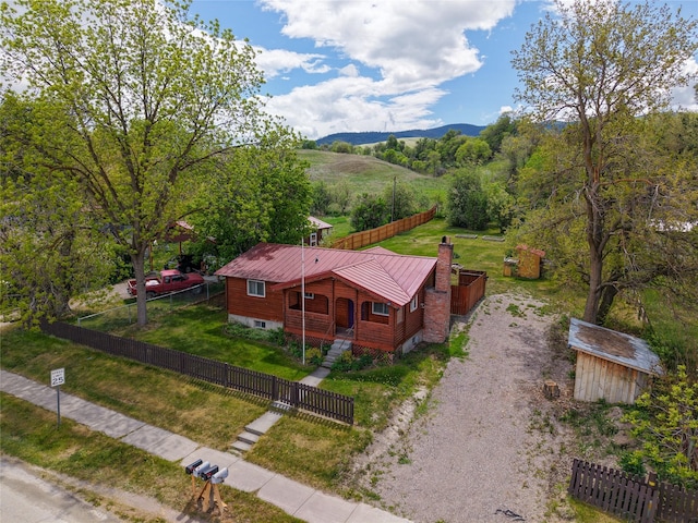 323 B St, Dixon, MT 59831 - aerial view of property and surrounding area