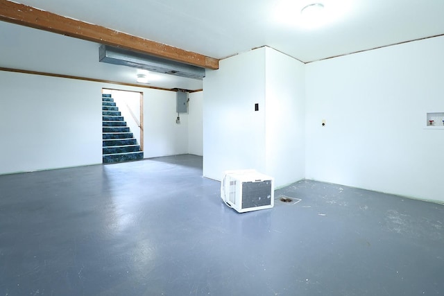 323 B St, Dixon, MT 59831 - finished below grade area with stairs and electric panel