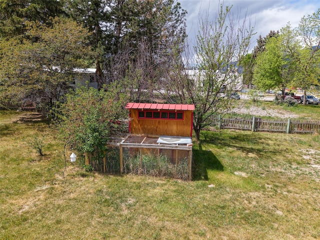 323 B St, Dixon, MT 59831 - view of yard with an outbuilding and exterior structure