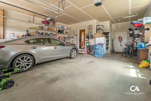 339 Elouise Cobell St, Helena, MT 59601 - garage featuring a garage door opener