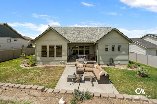 339 Elouise Cobell St, Helena, MT 59601 - back of house featuring outdoor lounge area and a patio