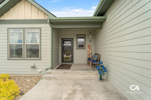 339 Elouise Cobell St, Helena, MT 59601 - view of exterior entry featuring board and batten siding