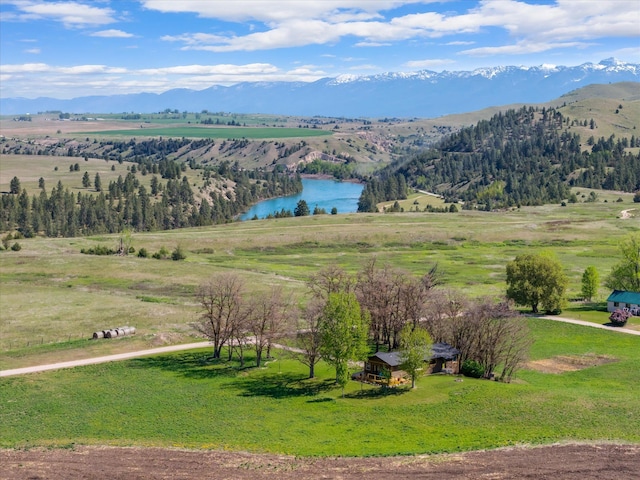 51943 Kuntz Ln, Charlo, MT 59824 - view of mountain background with rural landscape and a large body of water
