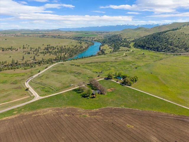 51943 Kuntz Ln, Charlo, MT 59824 - overview of rural landscape featuring a water and mountain view