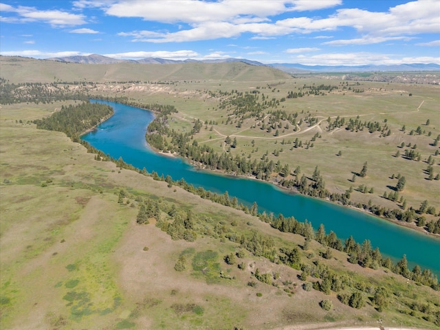 51943 Kuntz Ln, Charlo, MT 59824 - drone / aerial view of a water and mountain view