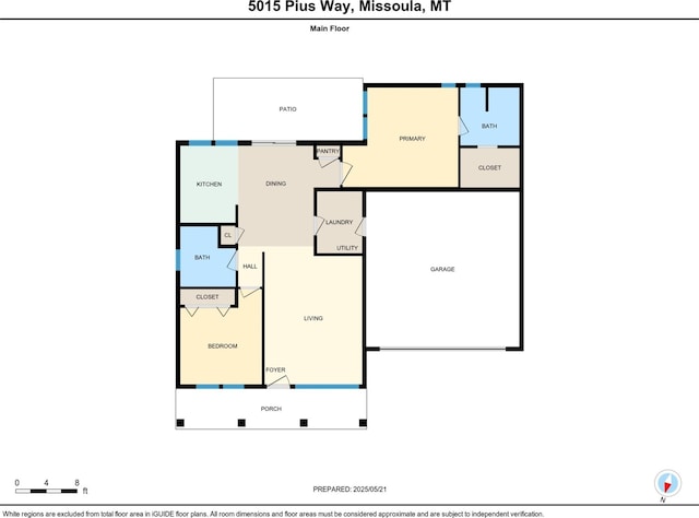 5015 Pius Way, Missoula, MT 59808 - room layout