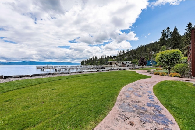 5675 US Highway 93 S Unit 10, Somers, MT 59932 - surrounding community with a water view and a yard