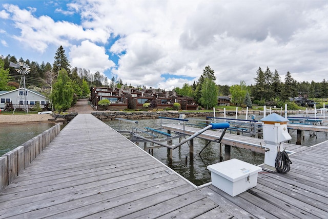 5675 US Highway 93 S Unit 10, Somers, MT 59932 - dock area with a water view and boat lift