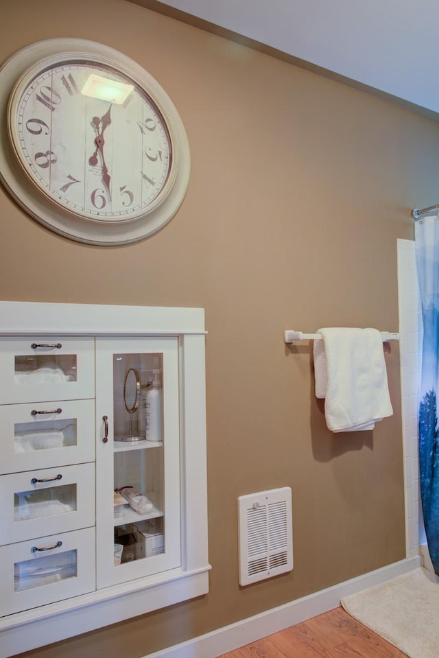 2055 Diamond Match Rd, Superior, MT 59872 - bathroom with baseboards and wood finished floors