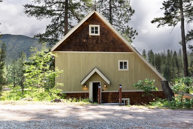 2055 Diamond Match Rd, Superior, MT 59872 - view of front of property featuring a mountain view