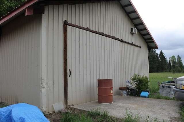 303 Swamp Creek Loop Rd, Trout Creek, MT 59874 - view of outbuilding with a wall mounted air conditioner