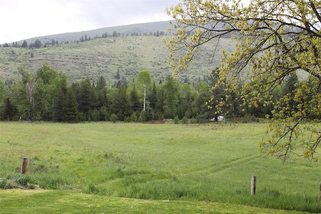 303 Swamp Creek Loop Rd, Trout Creek, MT 59874 - view of yard with a wooded view and a view of countryside