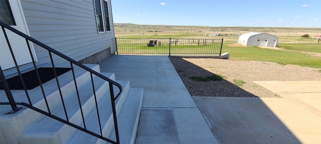 8 Teresa Ln, Great Falls, MT 59404 - view of patio featuring a view of rural / pastoral area