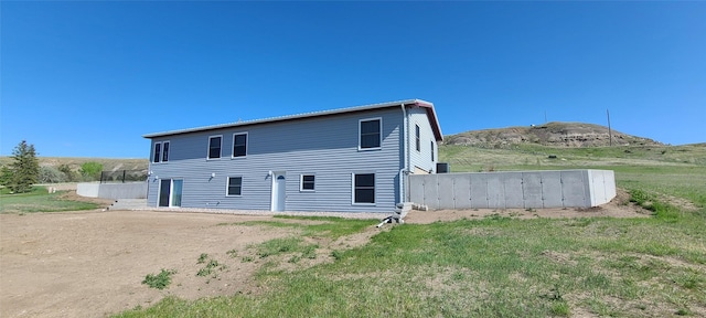 8 Teresa Ln, Great Falls, MT 59404 - rear view of house with a mountain view