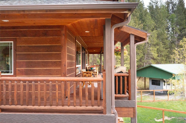 12520 Pinkham Creek Rd, Rexford, MT 59930 - view of deck