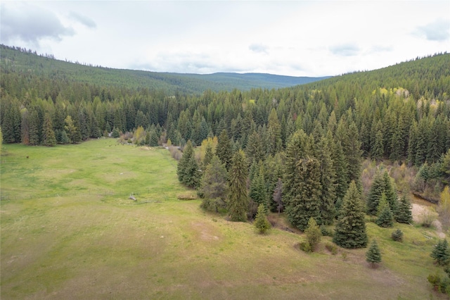 12520 Pinkham Creek Rd, Rexford, MT 59930 - mountain view with a heavily wooded area