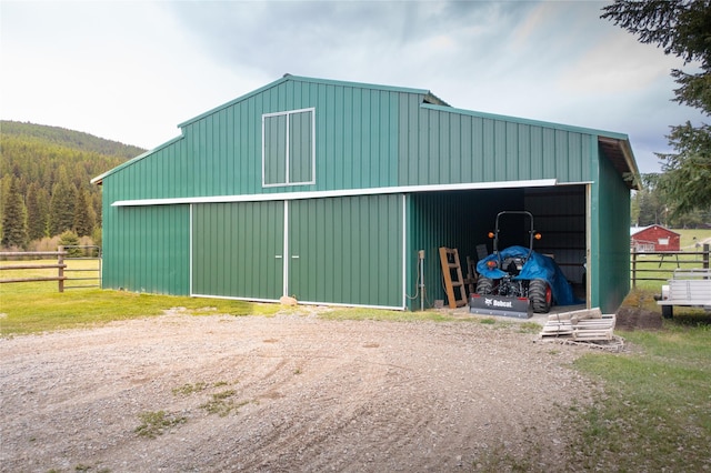 12520 Pinkham Creek Rd, Rexford, MT 59930 - view of pole building with dirt driveway