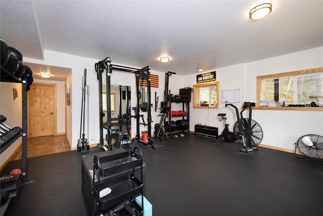 12520 Pinkham Creek Rd, Rexford, MT 59930 - exercise area with baseboards
