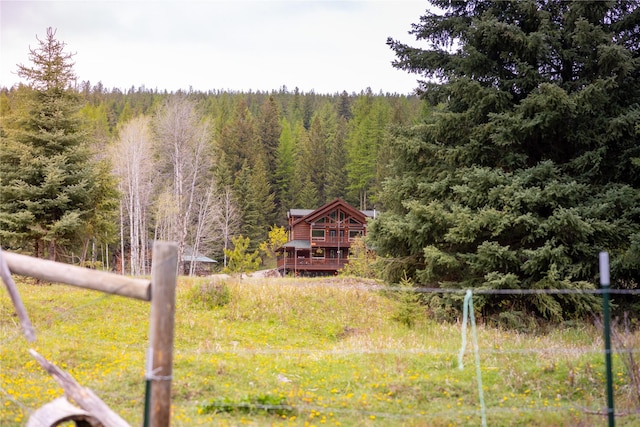 12520 Pinkham Creek Rd, Rexford, MT 59930 - view of yard featuring a forest view