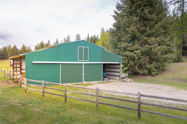 12520 Pinkham Creek Rd, Rexford, MT 59930 - view of pole building featuring driveway