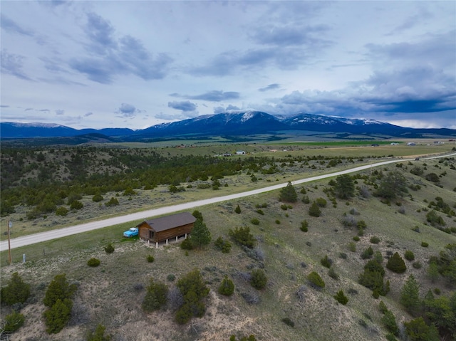 222 S Fork Ray Creek Rd, Townsend, MT 59644 - view of mountain backdrop with rural landscape and a desert landscape