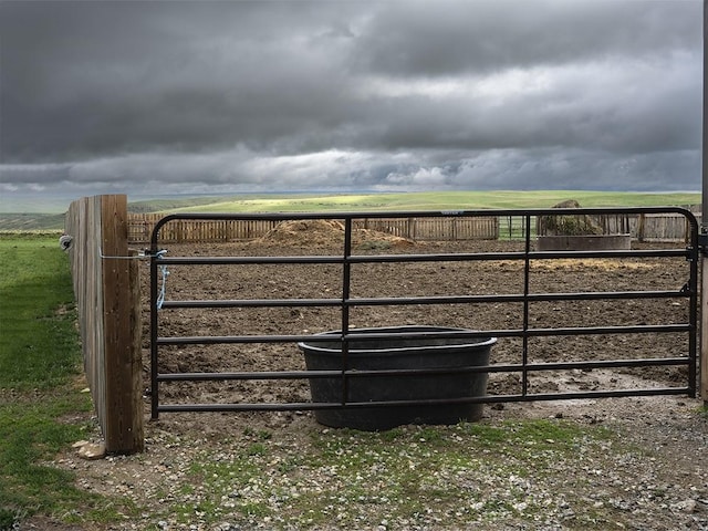 89 Wild Rose Trl, Roberts, MT 59070 - gate featuring a view of countryside