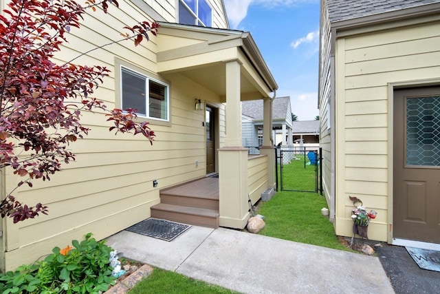 2795 Renae Ct, Missoula, MT 59804 - doorway to property featuring a gate