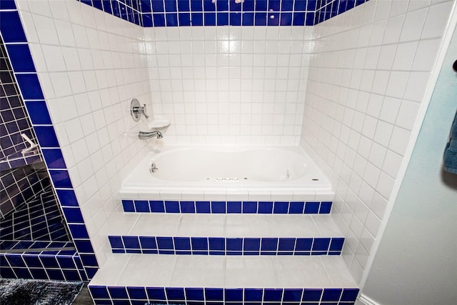 883 Saint Andrews Dr, Columbia Falls, MT 59912 - bathroom with tiled bath and a tile shower