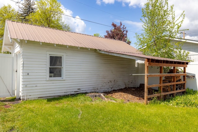 414 Somers Ave, Whitefish, MT 59937 - view of side of property featuring metal roof