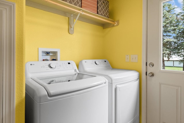 245 Blanchard Lake Rd, Whitefish, MT 59937 - laundry room featuring washing machine and clothes dryer
