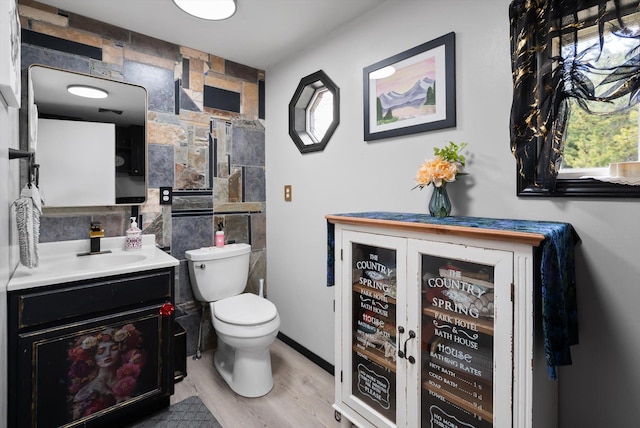 245 Blanchard Lake Rd, Whitefish, MT 59937 - bathroom featuring vanity and wood finished floors