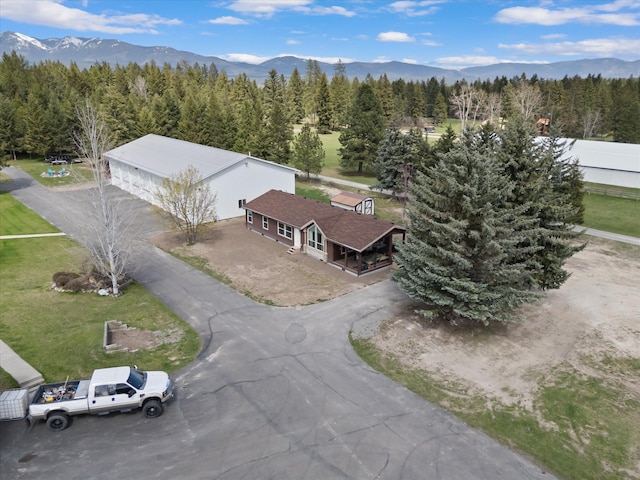 245 Blanchard Lake Rd, Whitefish, MT 59937 - view of subject property featuring a mountain backdrop