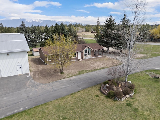 245 Blanchard Lake Rd, Whitefish, MT 59937 - view of subject property with a mountainous background