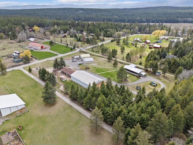 245 Blanchard Lake Rd, Whitefish, MT 59937 - view of property location featuring a heavily wooded area