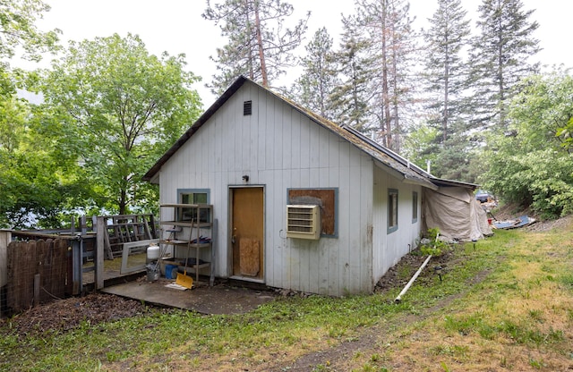 103 6th St, Alberton, MT 59820 - view of outdoor structure with a wall mounted air conditioner