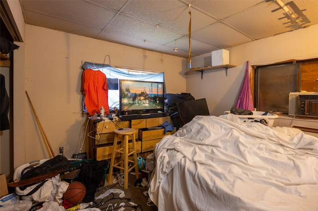 103 6th St, Alberton, MT 59820 - bedroom with a paneled ceiling