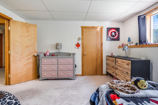 30 Knapp Ln, Kalispell, MT 59901 - bedroom with a paneled ceiling and carpet