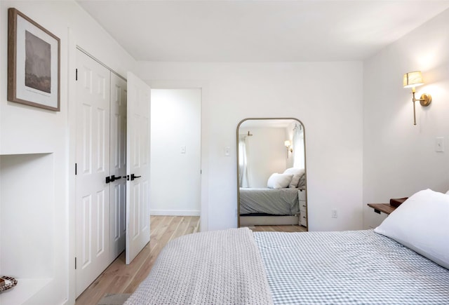 215 Tower St, Missoula, MT 59804 - bedroom with light wood-type flooring and a closet