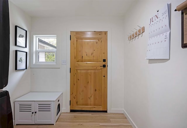 215 Tower St, Missoula, MT 59804 - entryway with light wood-style flooring and baseboards