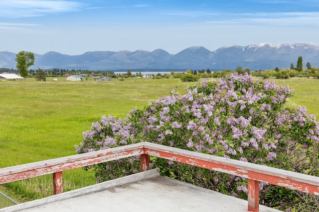 33562 Fox Rd, Polson, MT 59860 - view of mountain background featuring rural landscape