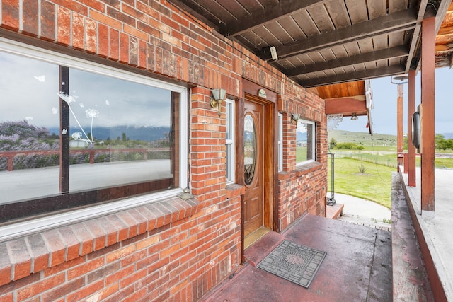 33562 Fox Rd, Polson, MT 59860 - view of covered porch