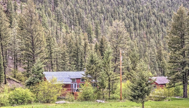 8229 York Rd, Helena, MT 59602 - view from above of property with a forest