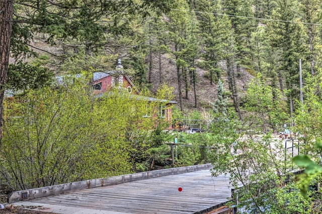 8229 York Rd, Helena, MT 59602 - dock area with a view of trees