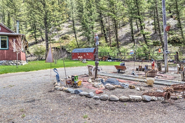 8229 York Rd, Helena, MT 59602 - view of yard with a forest view