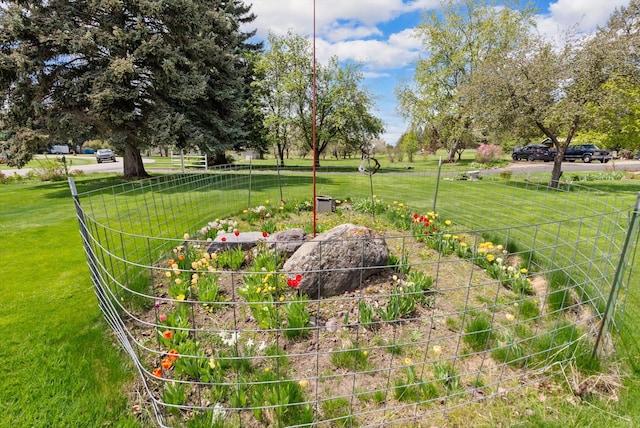 30 Panoramic Dr, Kalispell, MT 59901 - view of grassy yard with a vegetable garden