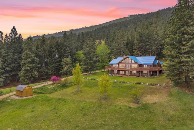 629 Alvista Loop, Hamilton, MT 59840 - aerial view of property and surrounding area with a heavily wooded area