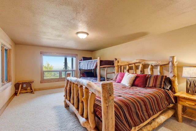 629 Alvista Loop, Hamilton, MT 59840 - carpeted bedroom with a textured ceiling and baseboards