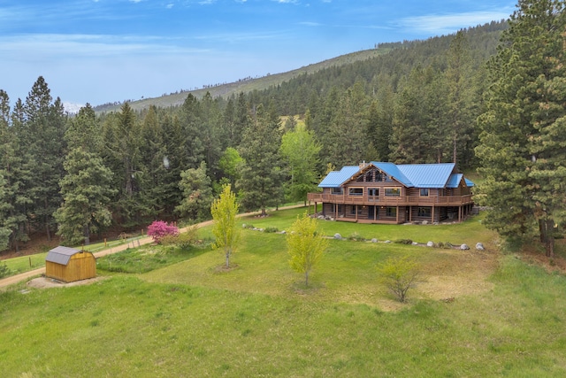 629 Alvista Loop, Hamilton, MT 59840 - aerial view of property and surrounding area with a forest